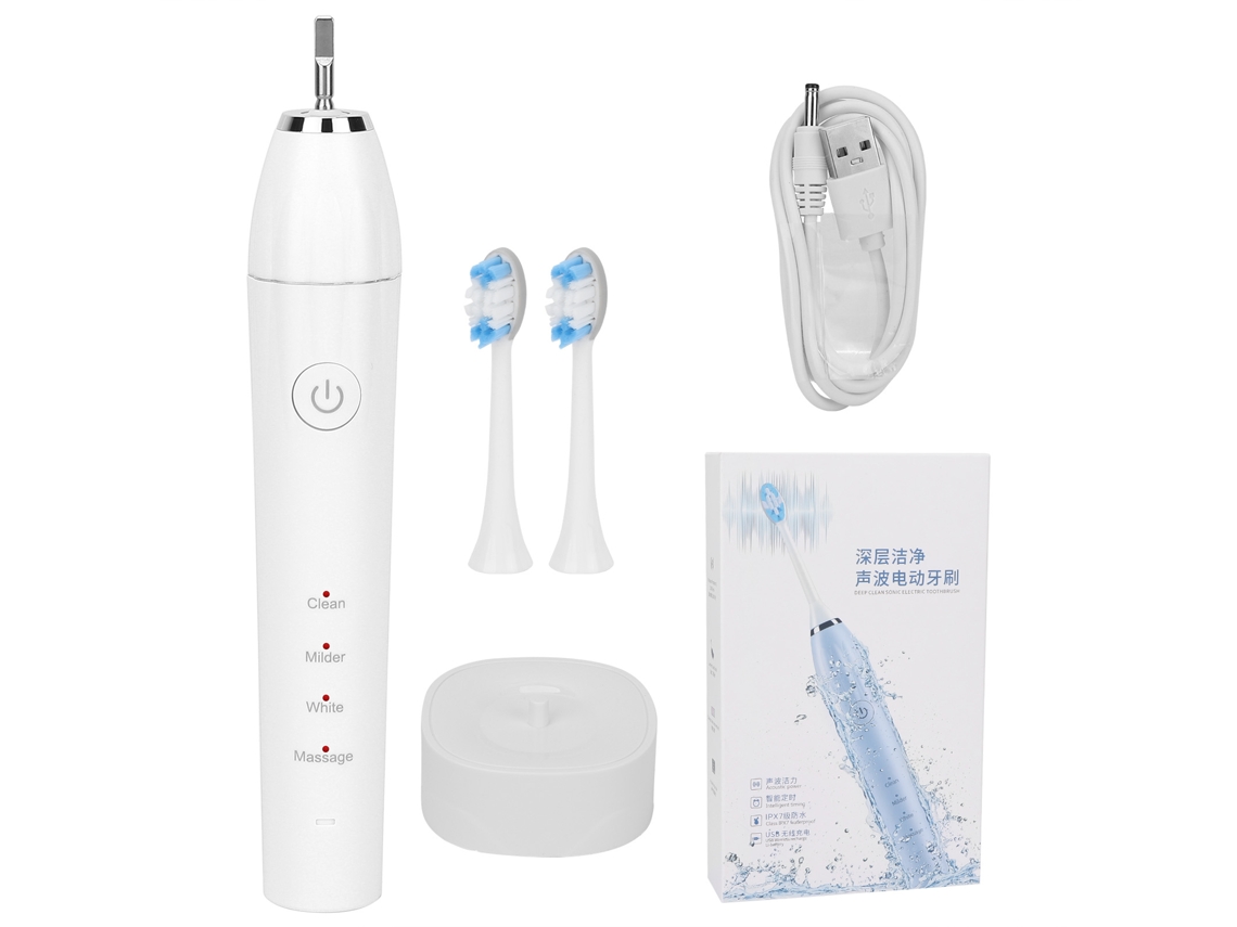 KOFIHETY Escova De Dente Elétrica Adulto Recarregável Usb À Prova Dágua Ipx7 Escova De Alta Frequência