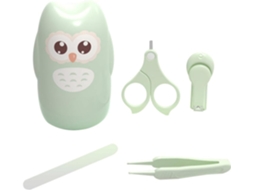 Kit De Higiene Para Bebês Com Tesoura De Unhas E Cabo De Aço Inoxidável.