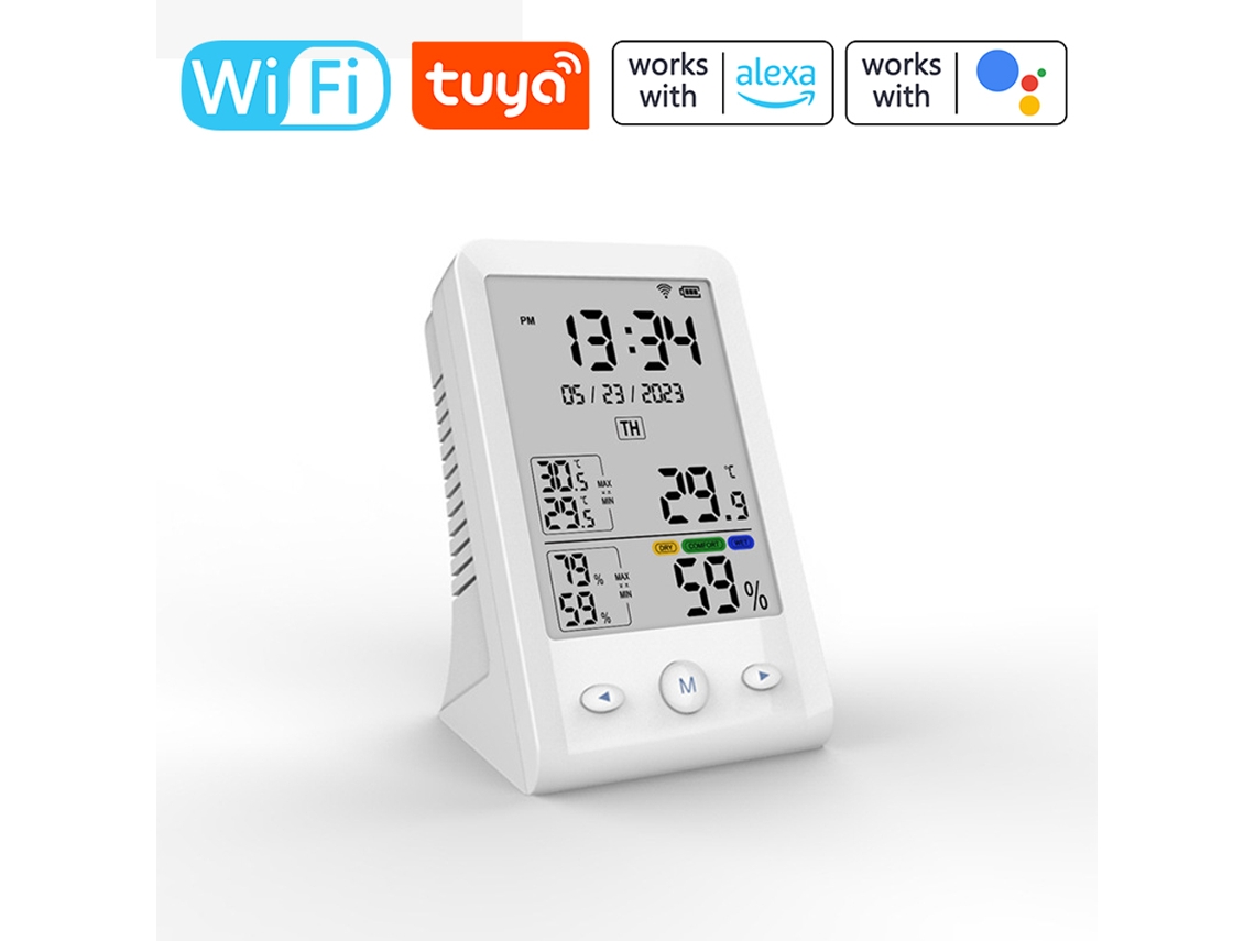Detector de Temperatura e Humidade USB com LCD | S/MARCA