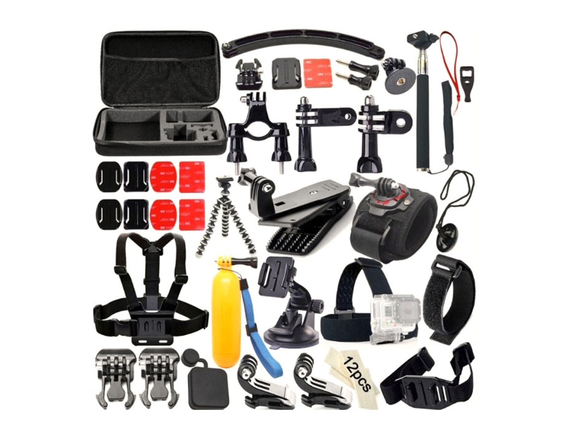 36 In 1 Action Camera Mounting Accessories Kit Compactible With Gopro Hero 4/3+/3 Sj4000 Sj5000 Sj6000 Sj7000 Outdoor Sports Camera Accessories Kit