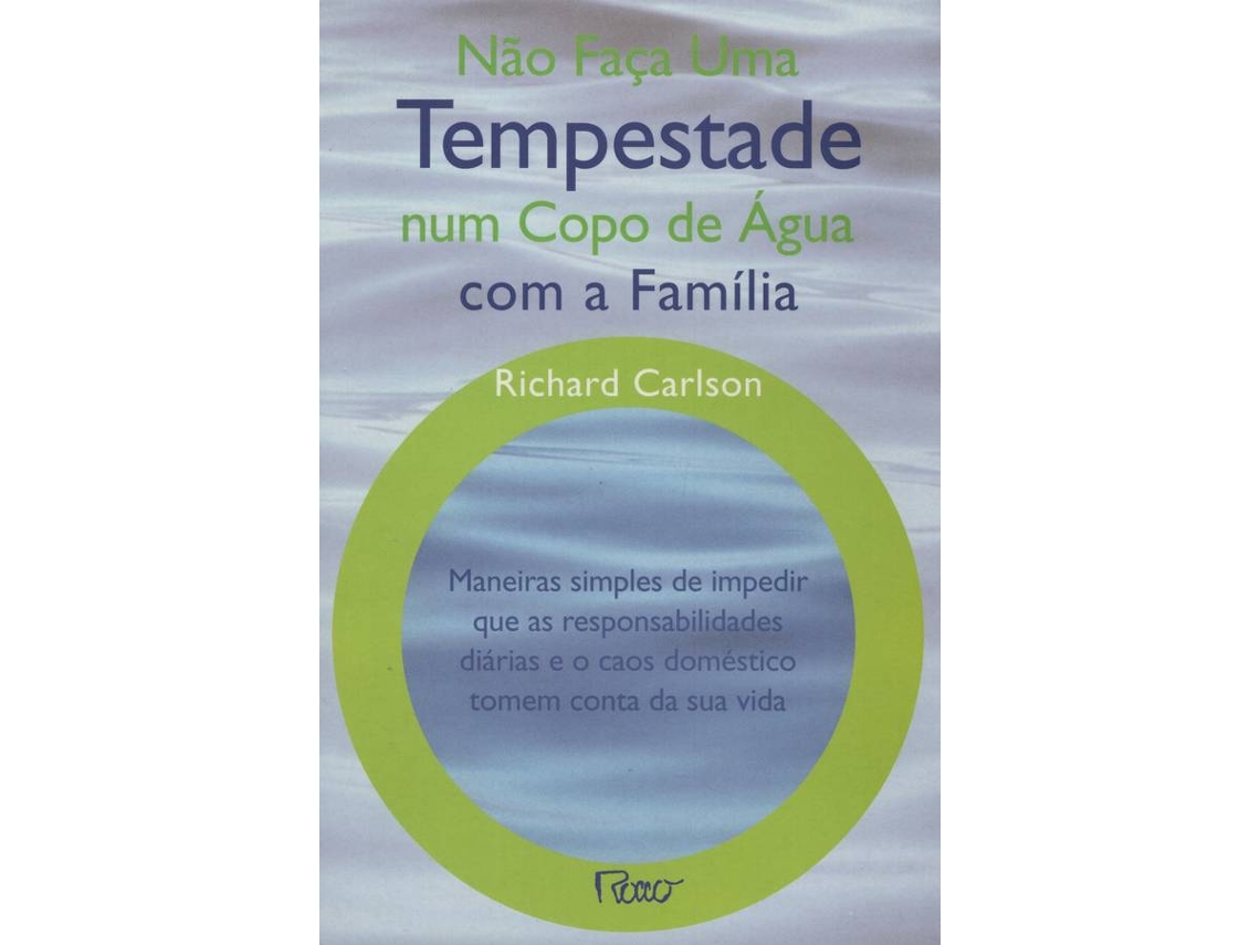 Não faça tempestade em copo d'água