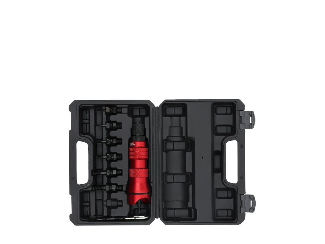 Acessório Para Ferramenta De Rebitagem, Compatível Com Furadeiras, Durável E Leve, Vermelho Oem