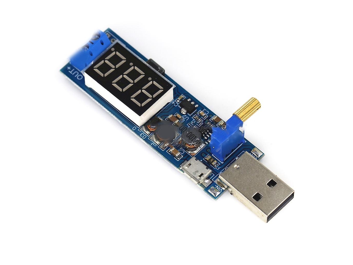 Módulo De Corrente Usb Boost De 5v A 3,3v, 9v, 12v E 24v Step Up/down Aquaforge