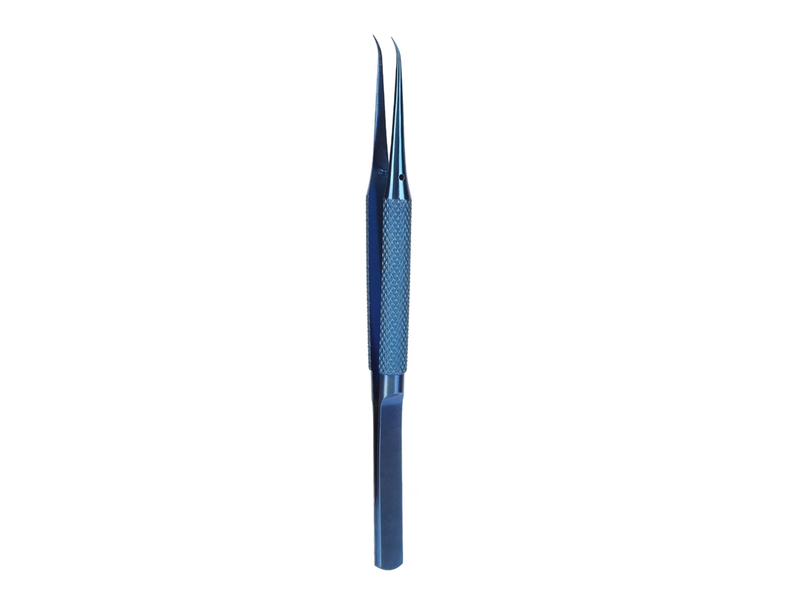 Pinças Micro Tweezers de Liga de Titânio Ponta 0.15mm Anti Magnética para Reparo Eletrônico