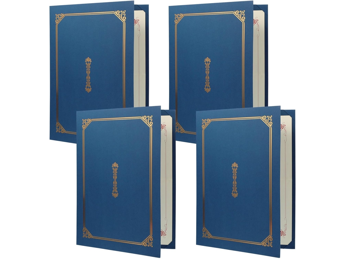 Pasta Para Documentos Tamanho A4 Com Impressão A Quente, Ideal Para Escola E Escritório, Pacote Com Gokoco