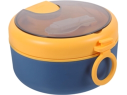 Recipiente Para Alimentos Em Aço Inoxidável De 900ml Com Colher