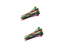 Conjunto De 2 Prendedores De Silicone Autotravantes Para Alimentos (10 Peças)