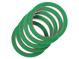 Solustre 6 Rolos De Fita Adesiva Verde De Papel Crepom - Fita Adesiva Versátil Para Projetos Diy Com Etiquetas
