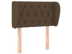 Headboard, Headboards Vidaxl Marrom Tecido (83 X 23 X 78/88 Cm)