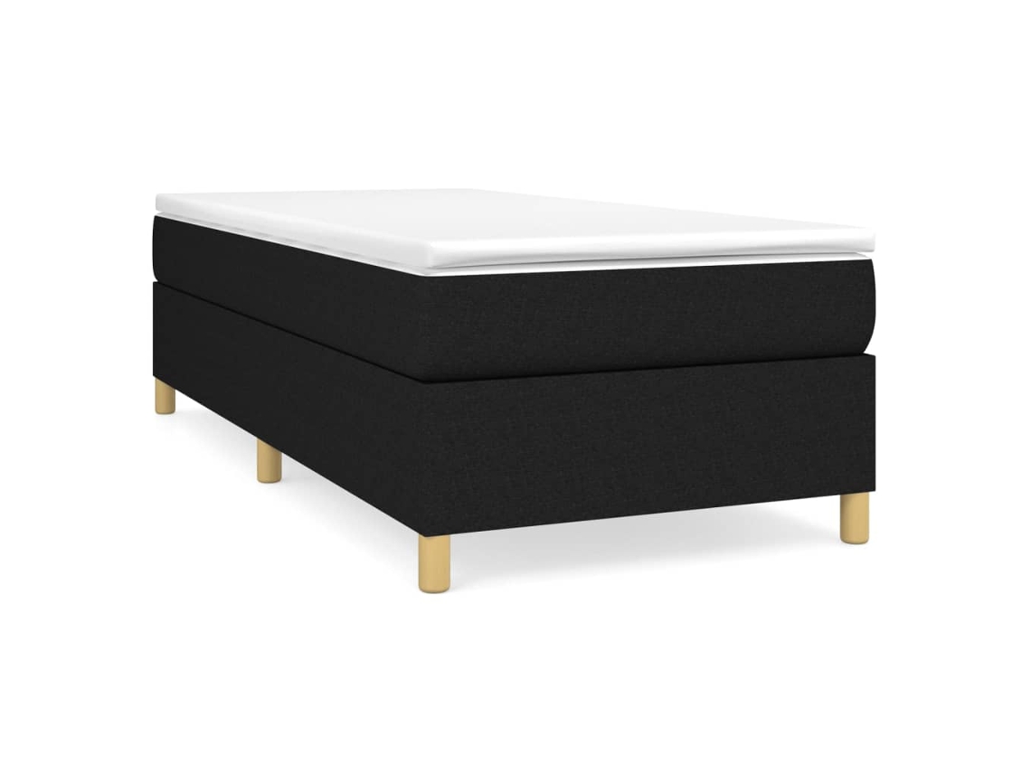 Box Spring Bed, Box Spring Beds Vidaxl Preto Tecido (100 X 200 Cm)