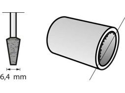 Pedra de esmerilar de óxido de alumínio, de 6,4 mm BOSCH Mpx3 5000953 Muela Afilado/Amolad