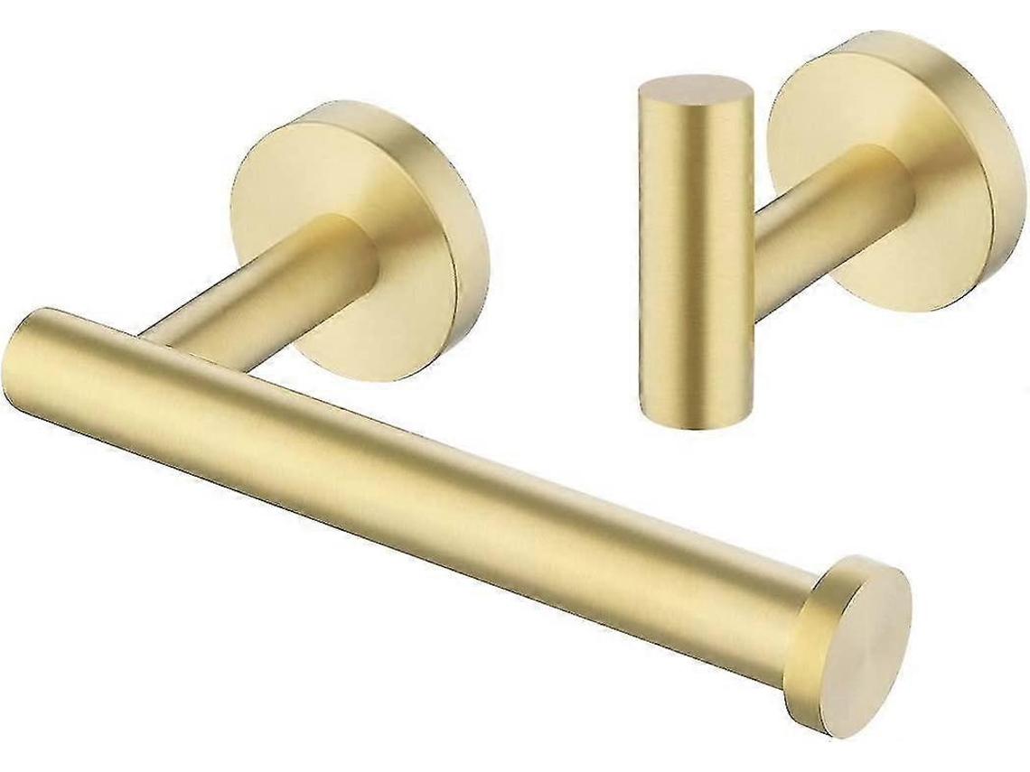 Conjunto De Acessórios Para Banheiro, Conjunto De 2 Peças, Suporte Para Papel Higiênico E Gancho Para Toalha, Aço Inoxidável Sus30 Aquaforge