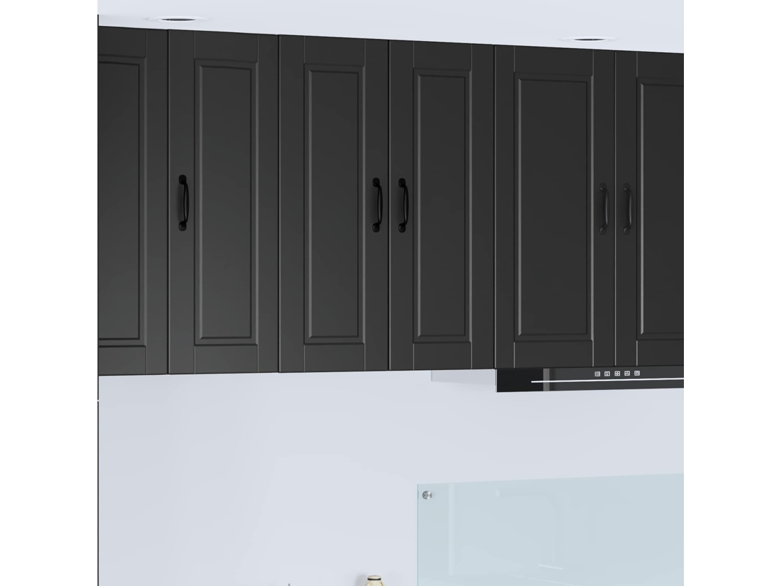 Vidaxl Armário De Parede Porto Preto 60 X 31 X 80 Cm