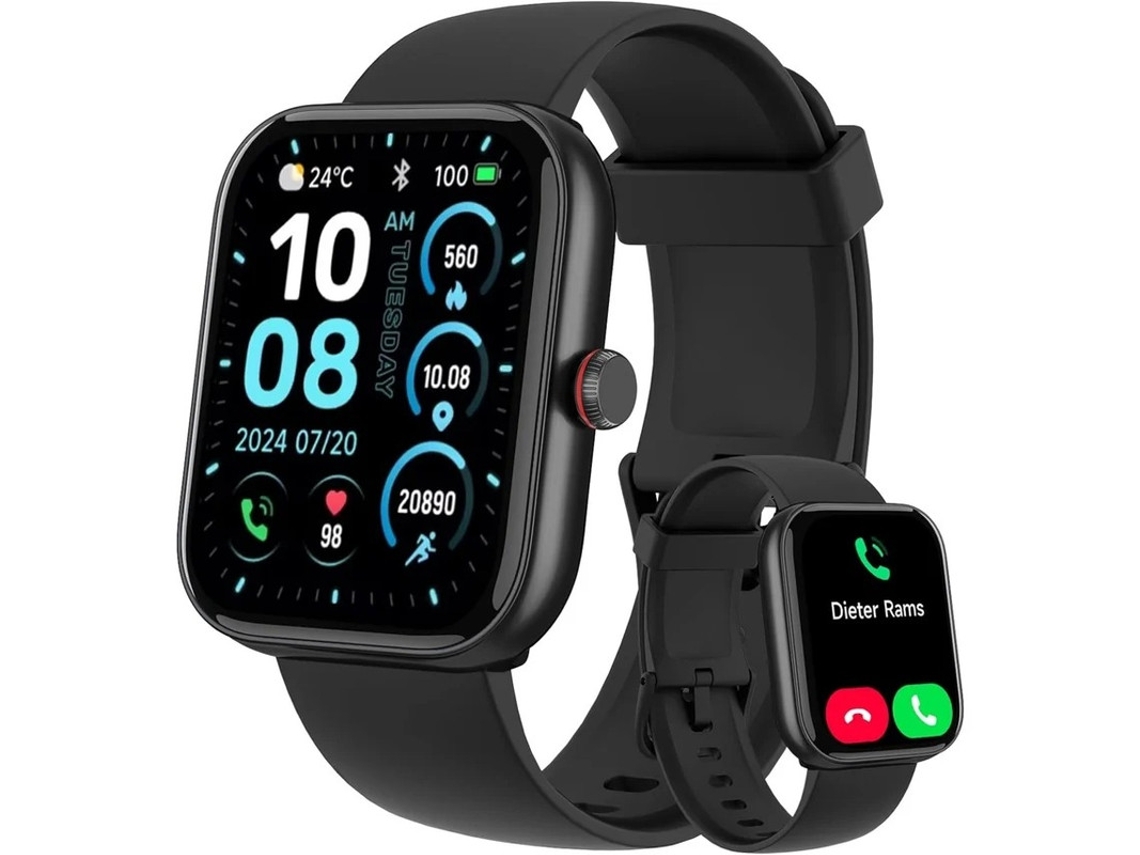 Smartwatch com Alexa, 1.91 E HD Fabric Monitoramento Esportivo Bestvite