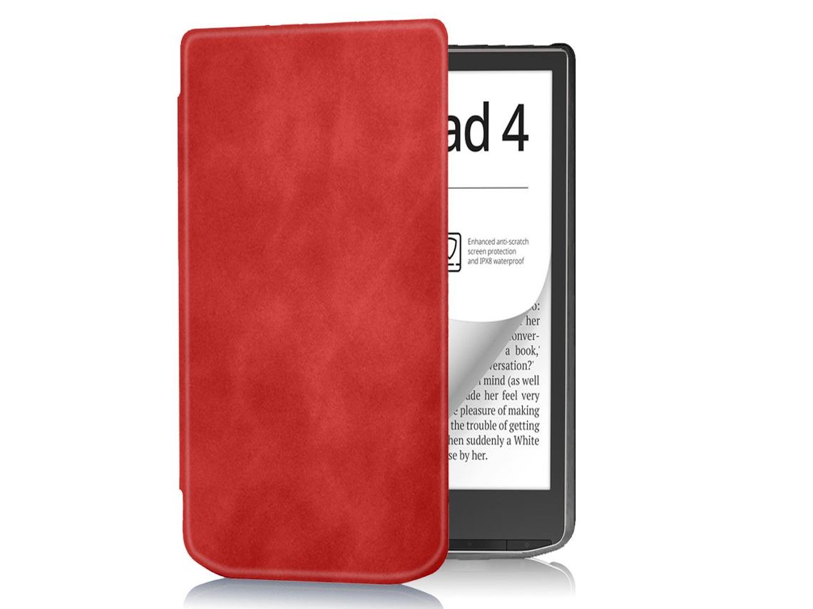 Capa Para Pocketbook Inkpad 4 Henten Home Vermelho