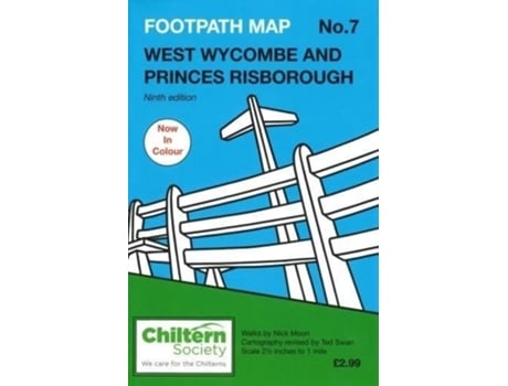 Livro Footpath Map No. 7 West Wycombe and Princes Risborough de Nick Moon (Inglês)