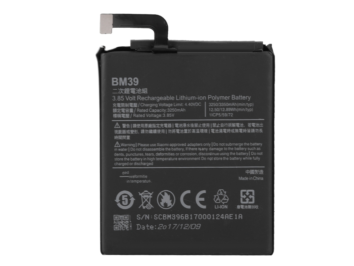 Bateria para Xiaomi 6, 3250mAh EOOCOO