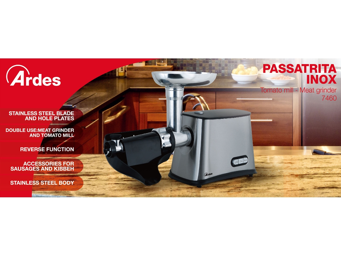 ARDES Passatrita Picadora 500 W Acero Inoxidable