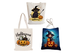 Saco de Halloween Reutilizável Bolsa de Canvas Grande para Crianças NEVEANCE