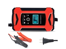 Carregador De Bateria Inteligente Para Automóvel 12v 6a, Atualização 2024, Ac110-240v, Carregador De Bateria Elétrica Adequado Para 12v-2ah-100ah, Mot