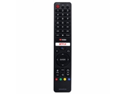Comando Remoto Infravermelho Para Tv Compatível Com Sharp Gb326wjsa, Sem Configuração E Sem Voz