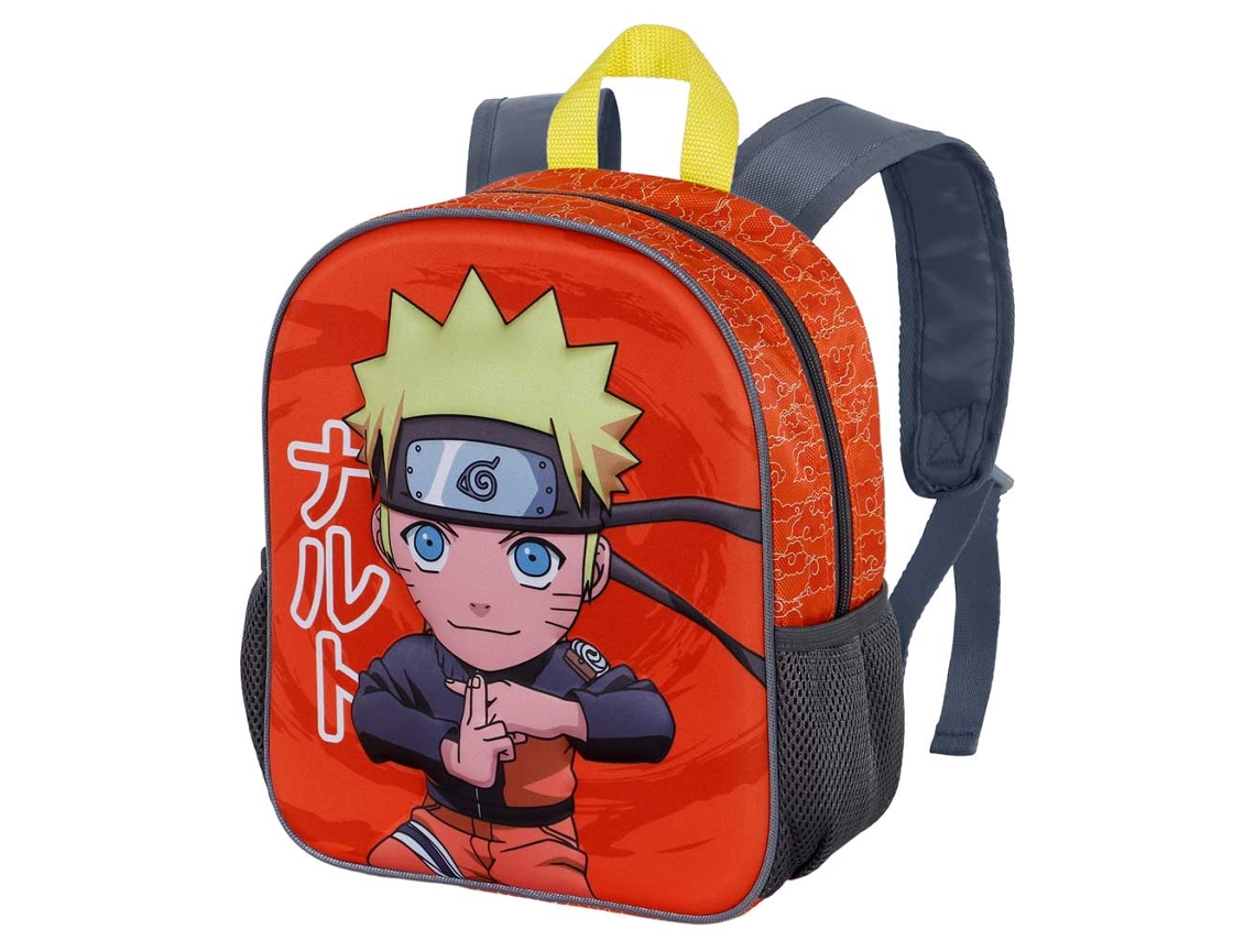 Mochila KARACTERMANIA Naruto Chikara 3D Pequena Multicolorido