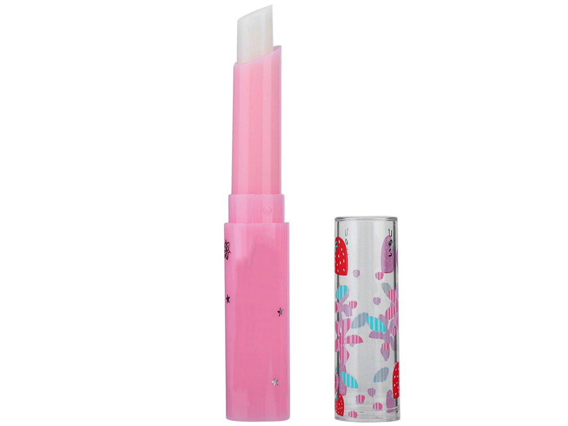 Bálsamo Labial Cambio De Color Hidratante Duradero Brillo Labial Impermeable Herramienta De Belleza Fresa