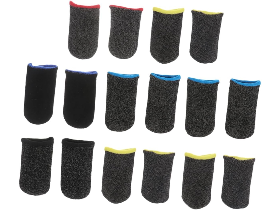 8 Pares De Dedeiras Antiderrapantes Para Jogos Mobile Respiráveis E Com Absorção Suor Perfeitas Gamers