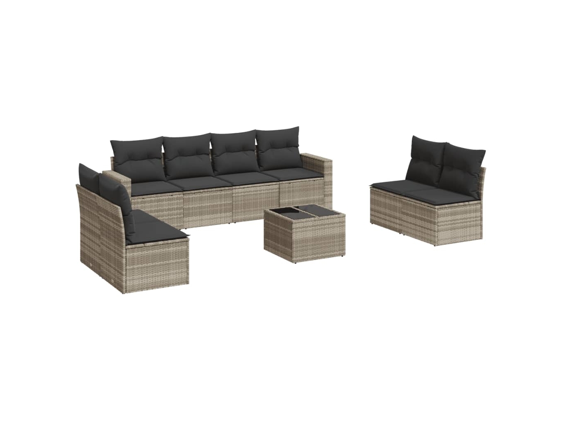 Garden Sofa Set, Garden Sofa Sets Vidaxl Cinzeto Rattan / Vime (n/a)