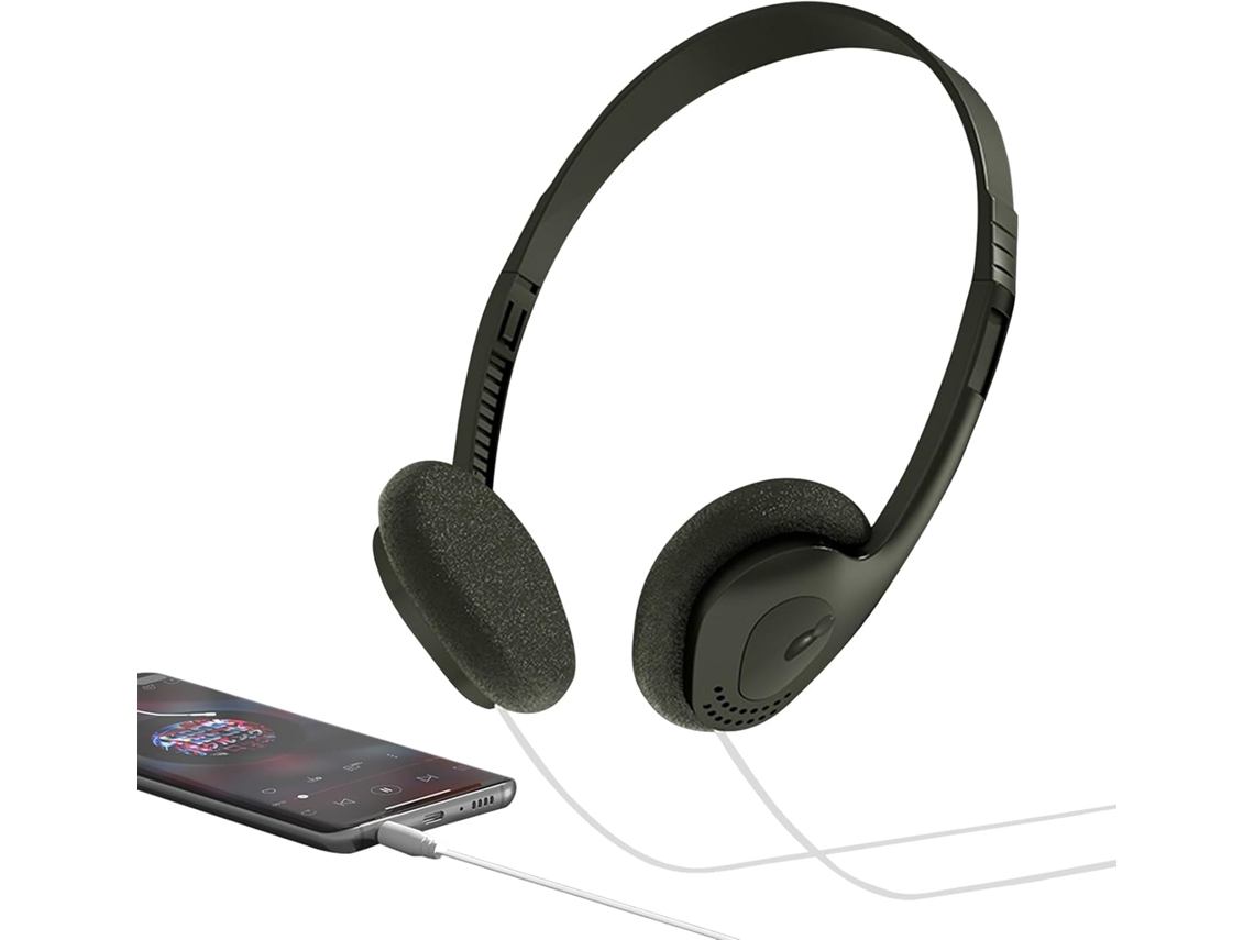 Fones De Ouvido Retrô Com Fio, Som Confortável E Estilo Vintage
