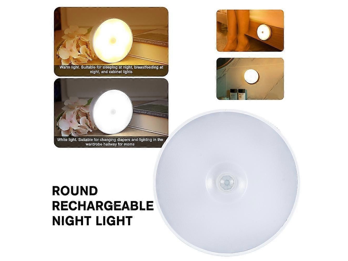 Lurelia Luz Led Para Armário Com Sensor Pir, Usb, Branco, Para Armário E Escada