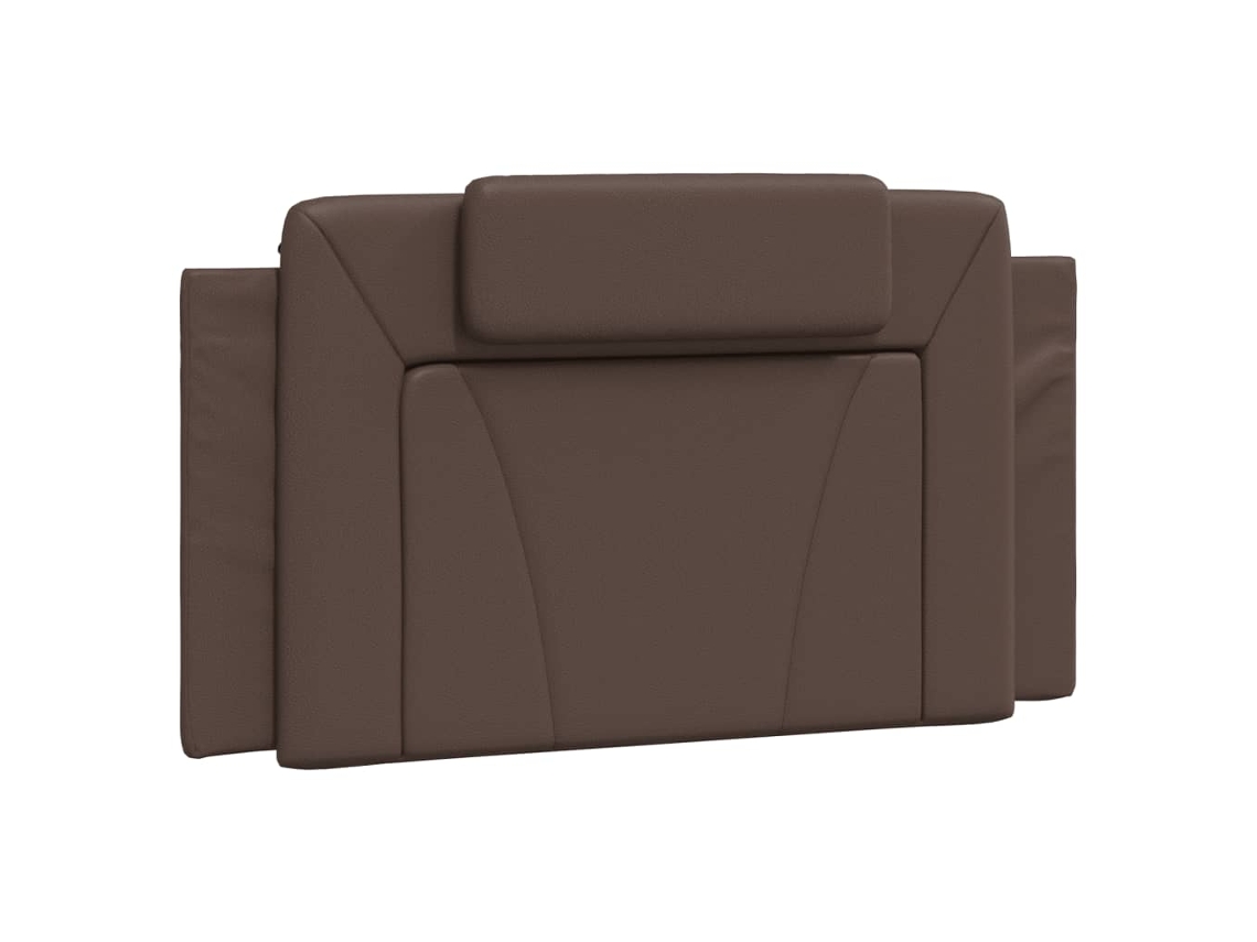 Headboard Cushion, Headboard Cushions Vidaxl Marrom Couro Artificial (100 Cm)