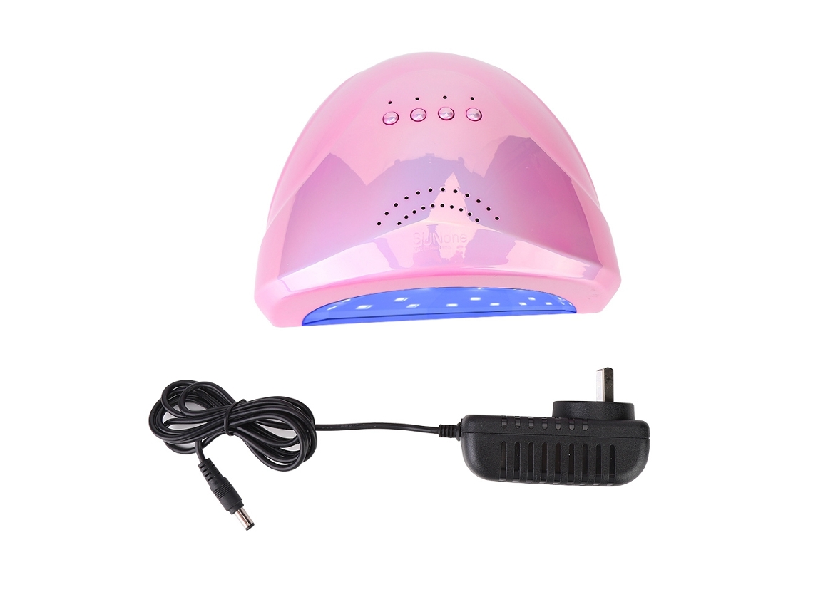 Lâmpada De Secagem Led Para Unhas 48w, Ferramenta De Manicure Para Esmaltes De Gel, Cor Rosa