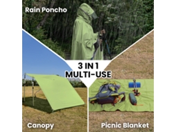Poncho de Chuva para Adultos Leve Impermeável