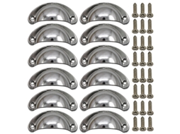 Puxadores Para Móveis, Conjunto De 10, Vintage Em Formato De Concha Para Gavetas, Armários E Móveis De Cozinha, Design Curvo