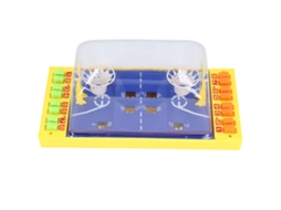 Mali brinquedo Interativo de Basquete para Dedos Jogo de Mesa 2 Jogadores Melhora Habilidade Manual Amarelo Top