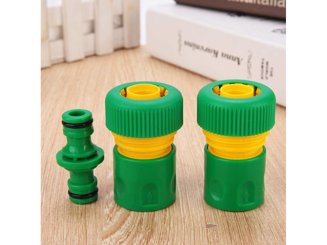Kit De Conectores Rápidos Para Mangueira 1/2", 3 Peças, Conector