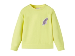 Sweatshirt Para Criança Amarelo 116