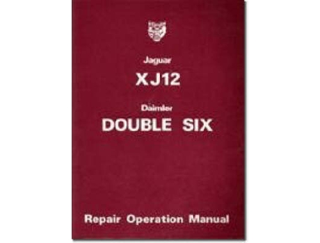 Livro jaguar xj12 and daimler double six series 2 repair operation manual de british leyland (inglês)