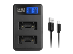 Lurelia Carregador De Bateria 1a Jv200 Jv100 Lcd Usb Para Câmaras Com Proteção