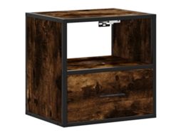 Cabeceira de parede MAISON EXCLUSIVE em carvalho defumado (40x31x39,5 cm)