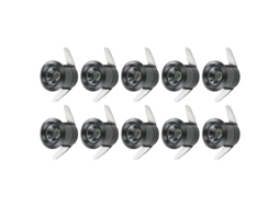 10 Mini Focos Led Empotrables 1w Transformador Separado Para Mostradores Cocina Escaleras Armarios 90-265v Clase A++