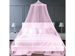 Mosquitera Canopy Princesa S/MARCA, de poliéster, decoração, branco