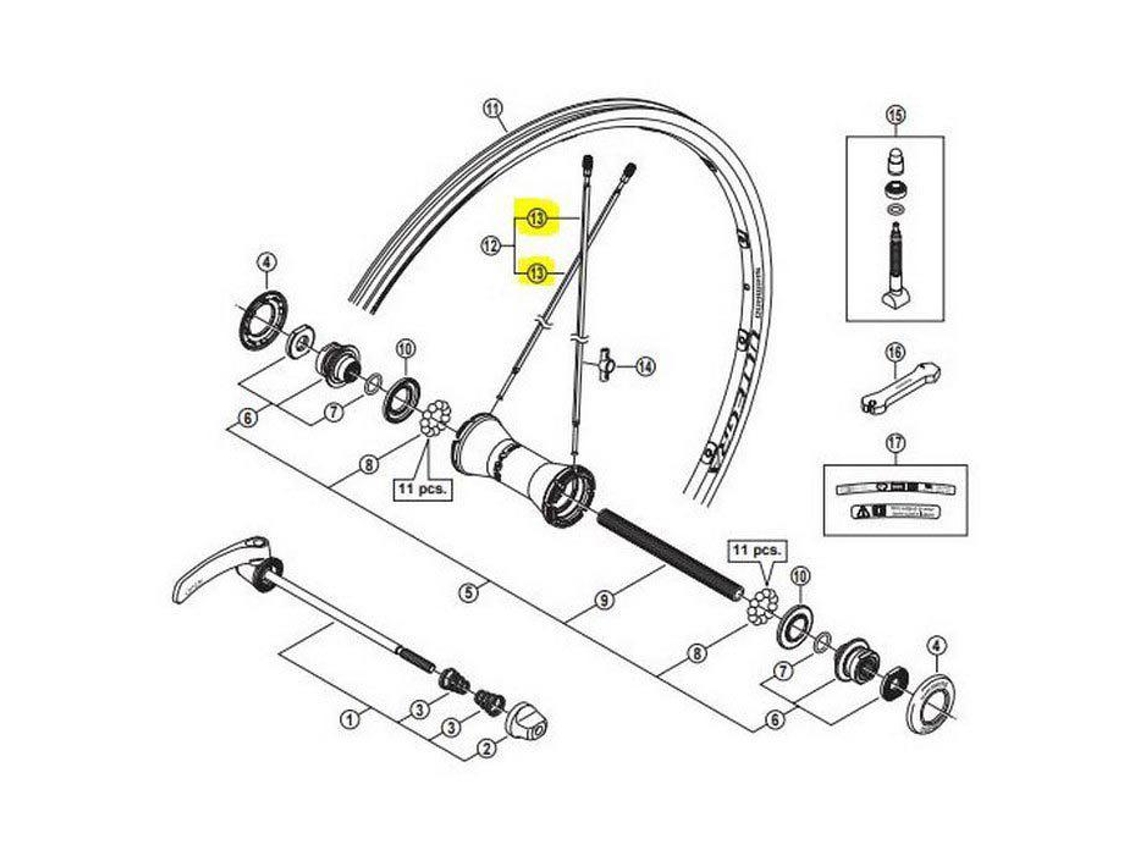 Shimano 6700 Front Spoke