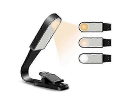 Luz De Leitura Usb Com Sensor De Toque E Clipe Para Livros. Nostalgia88