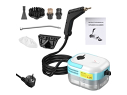 Limpador de Vapor Portátil 1200w 15s Aquecimento Rápido 1200ml 7 Acessórios Casa Carro