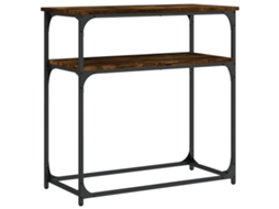 Console Table, Console Tables Vidaxl Marrom Madeira Processada (n/a)