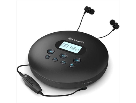 Reprodutor De Cd Portátil Com Bluetooth Oakcastle