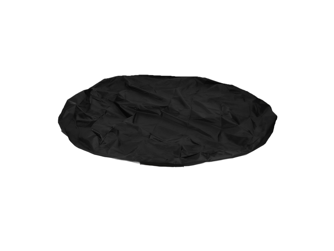 6 pés Round Bathtub Cover Liner Dustproof Black Pool Grill Cover