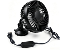 Ventilador Para Carro 12v/24v Com Três Velocidades Ajustáveis,